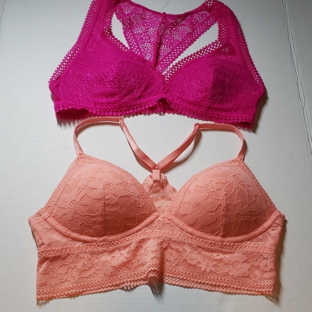 Two Victoria's Secret  Lace Bras